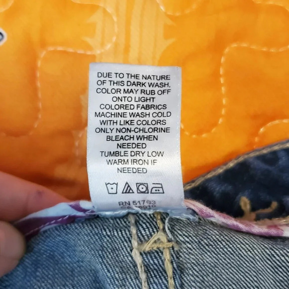 Maurices Womens Denim Jeans Light Wash Size 0 Regular low rise embroidery - Picture 9 of 9